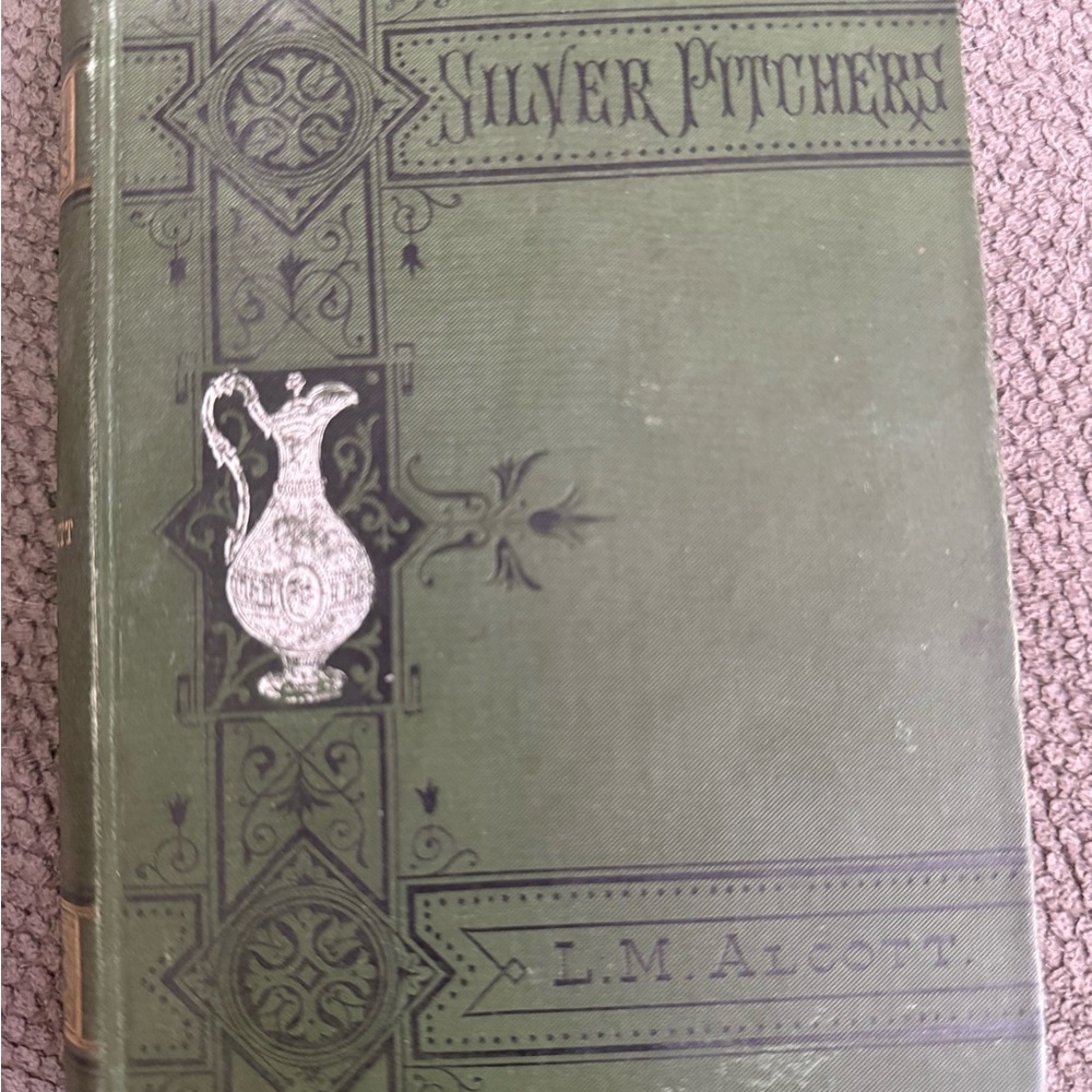 Vintage Green Decorative Book by L.M. Alcott